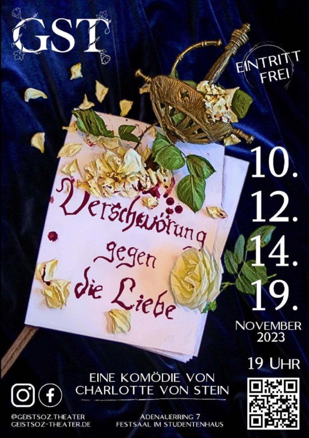 Plakat: Verschwörung gegen die Liebe